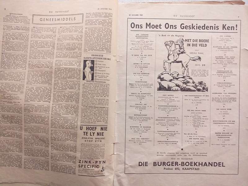 Huisgenoot 1939 *** GEHAWENDE TOESTAND ***