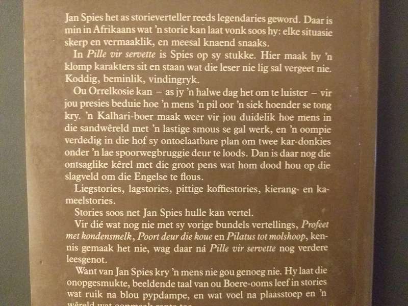 Jan Spies - Pille vir Servette