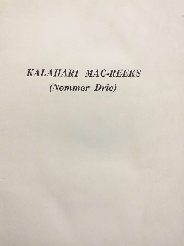 Kalahari Mac III Drie - Agter die skerms met die Rebelle (Freddie Macdonald)