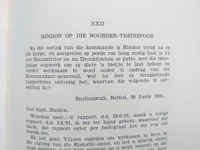 Kaptein Hindon Oorlogsavonture van n Baasverkenner (Gustav Preller)
