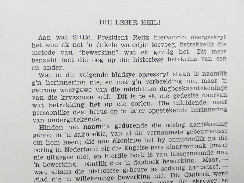 Kaptein Hindon Oorlogsavonture van n Baasverkenner (Gustav Preller)