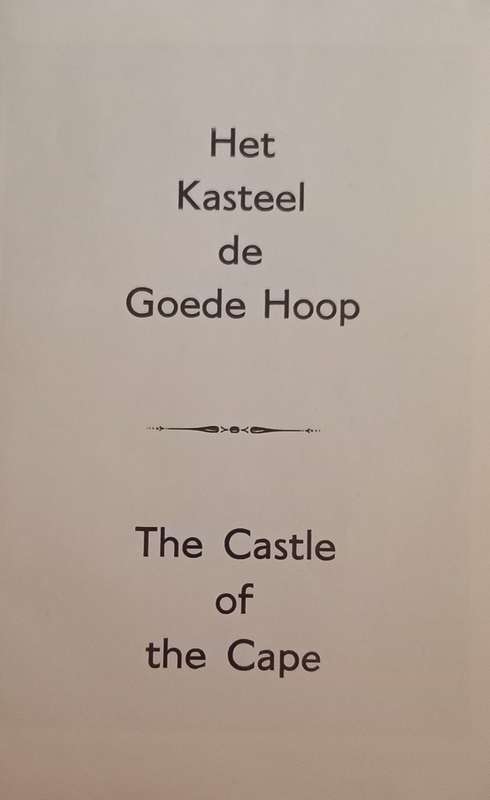 Het Kasteel de Goede Hoop (Bilingual Afrikaans English booklet)