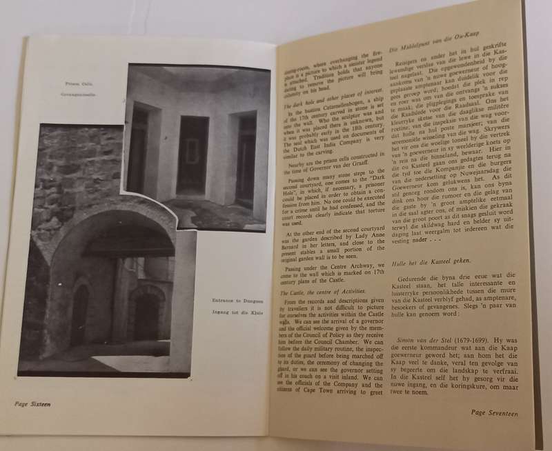 Het Kasteel de Goede Hoop (Bilingual Afrikaans English booklet)