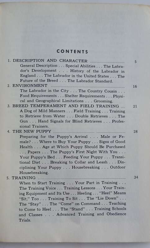 How to raise and train a Labrador Retriever *** READING COPY ***