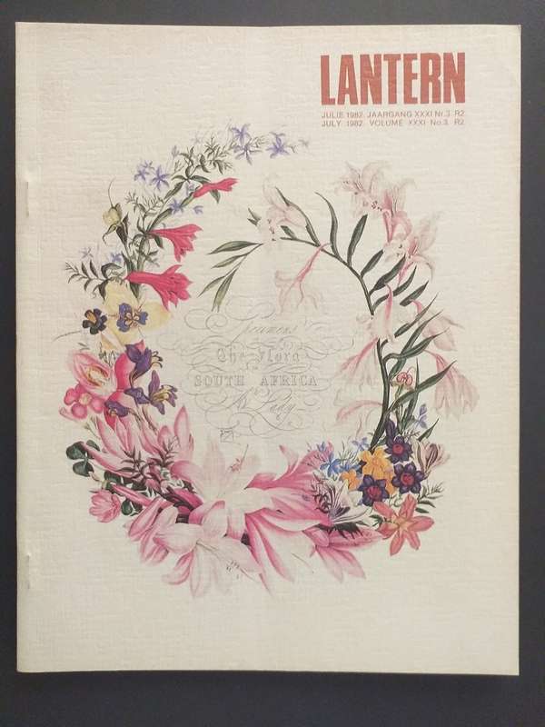 Lantern Tydskrif Magazine Julie 1982 vol 31 nr 3