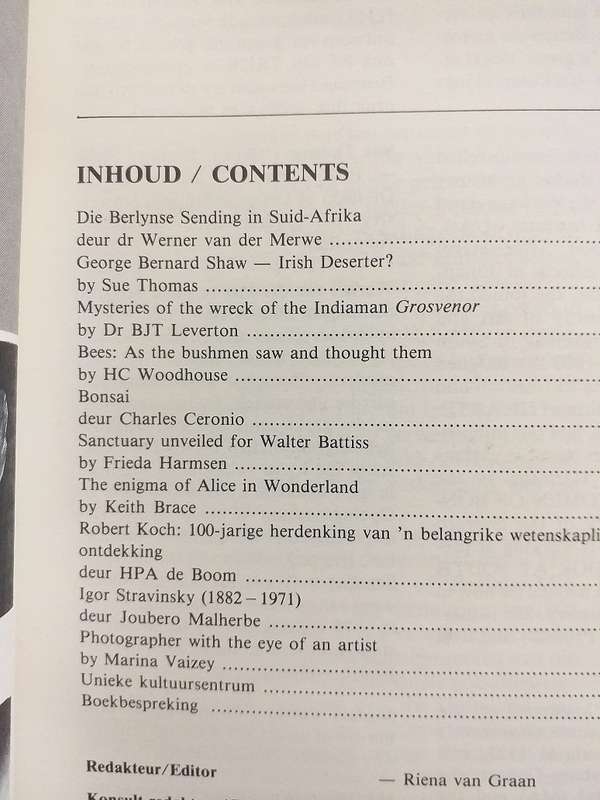 Lantern Tydskrif Magazine Des 1982 vol 32 nr 1