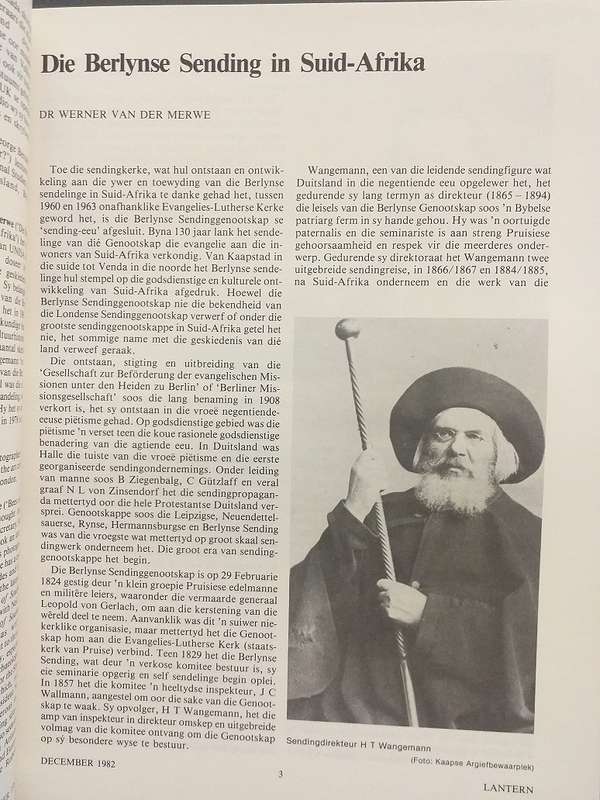 Lantern Tydskrif Magazine Des 1982 vol 32 nr 1