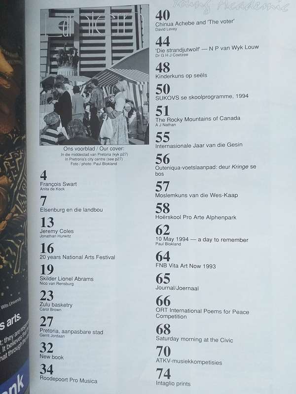 Lantern Tydskrif Magazine 1994 vol 43 nr 3