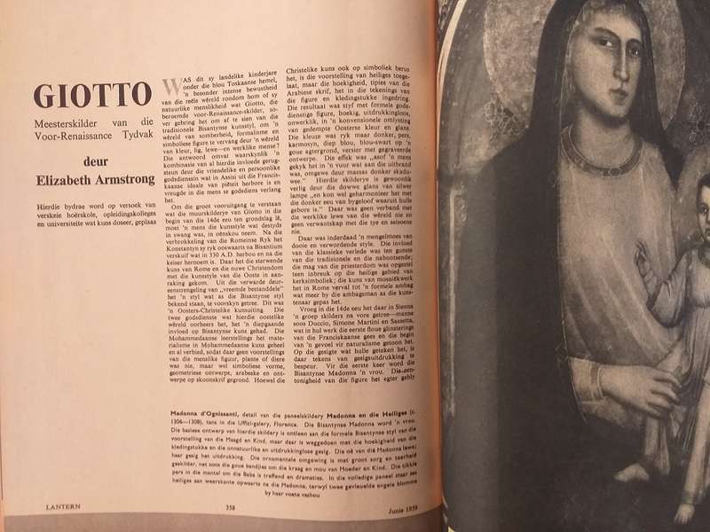 Lantern Tydskrif Magazine Apr Jun 1959 vol 8 nr 4