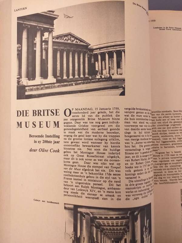 Lantern Tydskrif Magazine Apr Jun 1959 vol 8 nr 4
