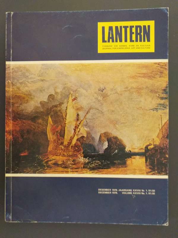 Lantern Tydskrif Magazine Des 1978 vol 28 nr 1