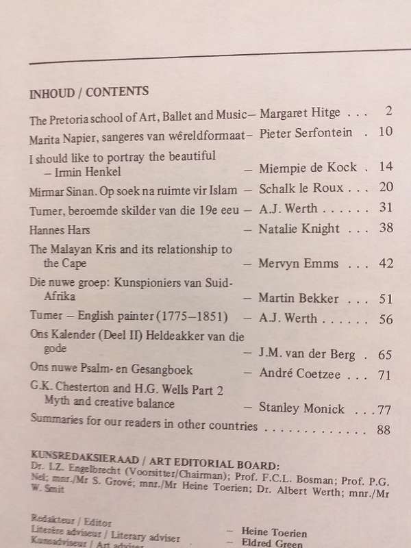 Lantern Tydskrif Magazine Des 1978 vol 28 nr 1