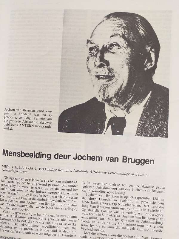 Lantern Magazine/ Tydskrif Des 1981 Vol 31 nr 1