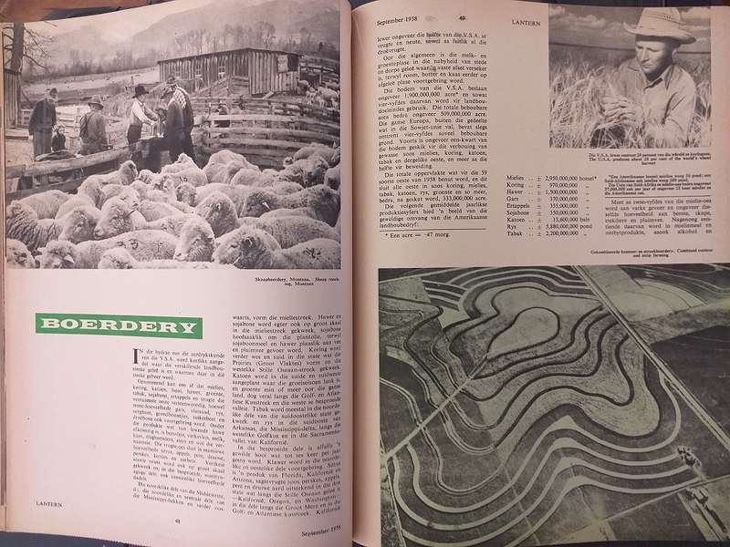 Lantern Tydskrif Magazine Jul - Sept 1958 vol 8 nr 1 Spotlight on the USA