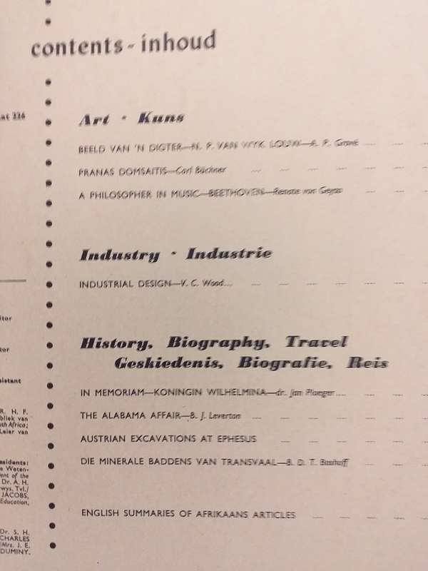Lantern Tydskrif Magazine Jun 1963 vol 12 nr 4