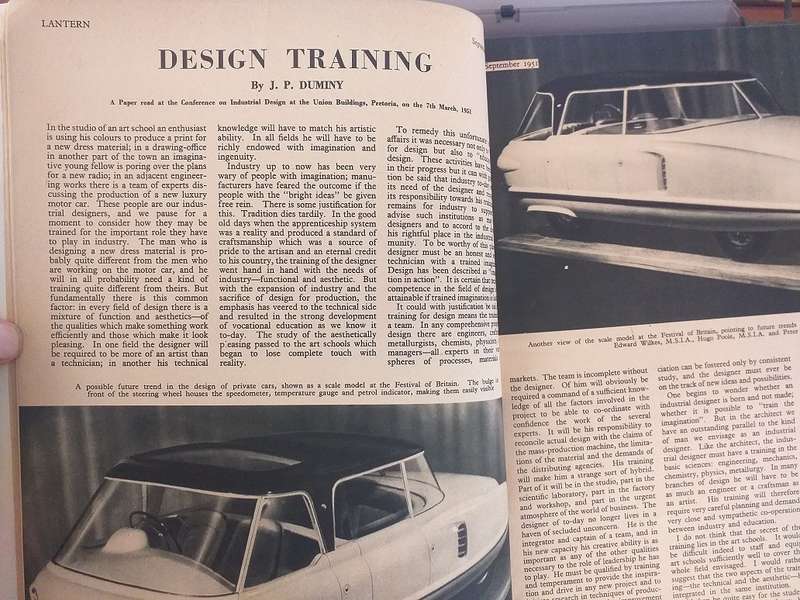 Lantern Tydskrif Magazine Sept 1951 vol 1 nr 4