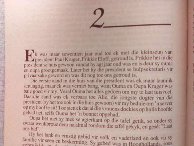 Laslapherinneringe van die Driejarige Oorlog (Gezina du Plessis)