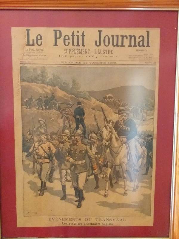 Framed Le Petit Journal 29 Oct 1900 - The First English Prisoners
