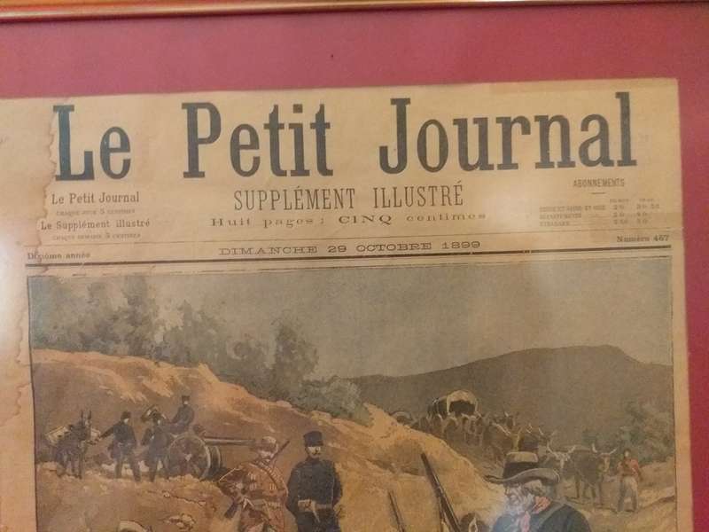 Framed Le Petit Journal 29 Oct 1900 - The First English Prisoners
