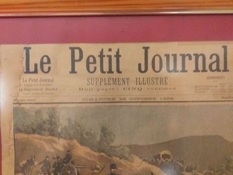 Framed Le Petit Journal 29 Oct 1900 - The First English Prisoners