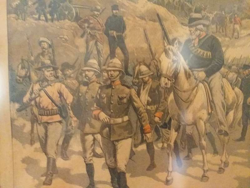 Framed Le Petit Journal 29 Oct 1900 - The First English Prisoners