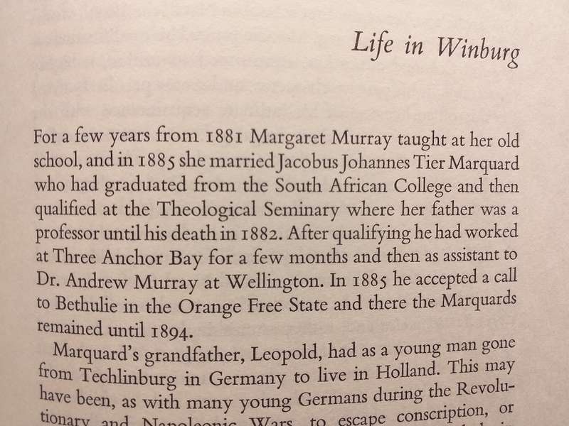 Letters from a Boer parsonage during the Anglo Boer War (Margaret Marquard)