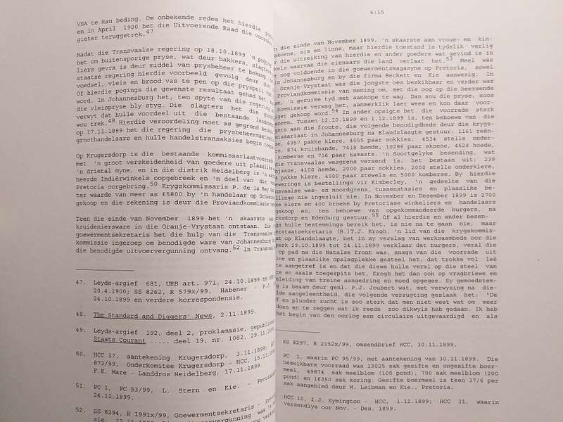 Die lotgevalle van die burgerlike bevolking tydens die Anglo Boereoorlog (Staatsargief) Vyf Volumes