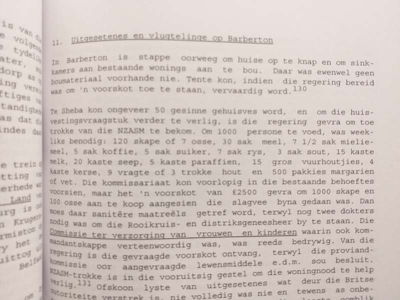 Die lotgevalle van die burgerlike bevolking tydens die Anglo Boereoorlog (Staatsargief) Vyf Volumes