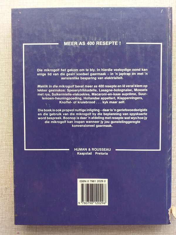 Maklik in die mikrogolf (Val Collins) *** LEES OF GEBRUIKSKOPIE ***