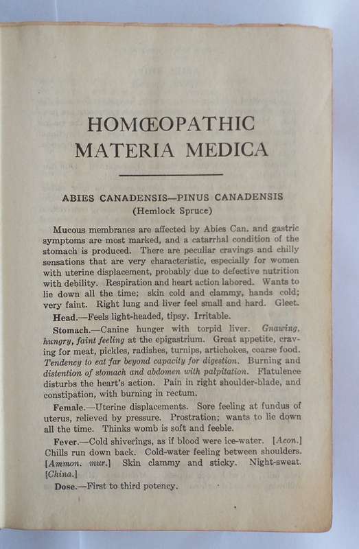 Materia Medica with Repertory (Boericke) 1925