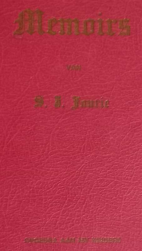 Memoirs SJ Fourie (privately published type manuscript) Some Anglo Boer war content