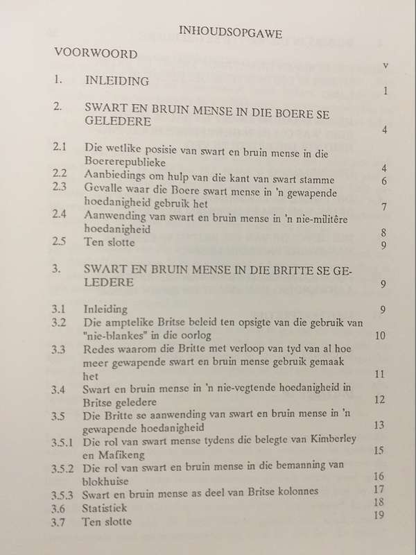 Die Militere Rol van Swart Mense, Bruin Mense en Indiers tydens die Anglo Boereoorlog -Andre Wessels