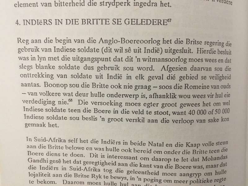 Die Militere Rol van Swart Mense, Bruin Mense en Indiers tydens die Anglo Boereoorlog -Andre Wessels