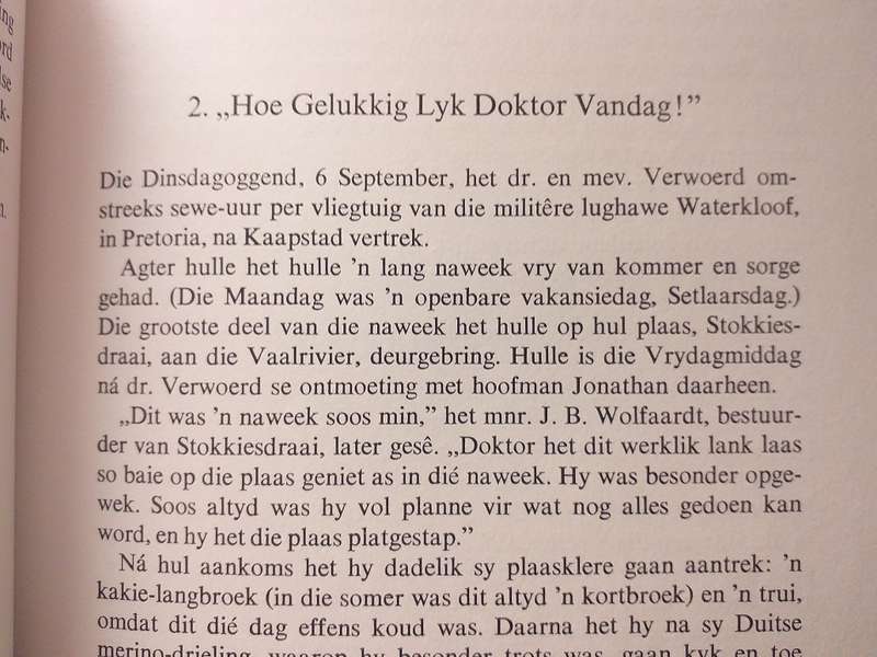 Die moord op Dr Verwoerd (JJJ Scholtz)