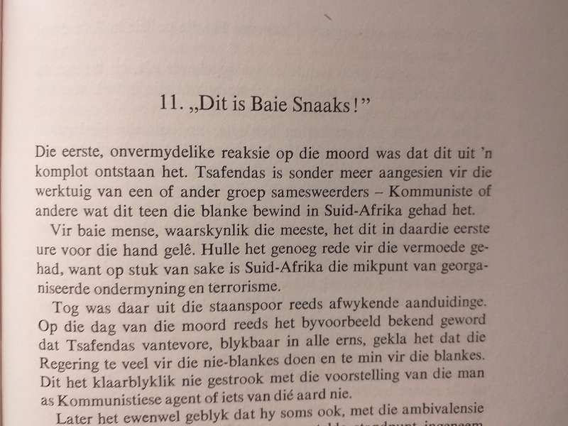 Die moord op Dr Verwoerd (JJJ Scholtz)