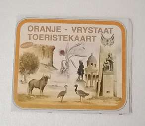 OVS Toeristekaart OFS Tourist map Fold open type