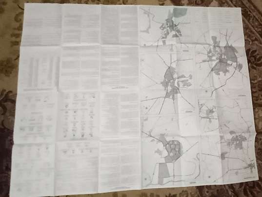 OVS Toeristekaart OFS Tourist map Fold open type