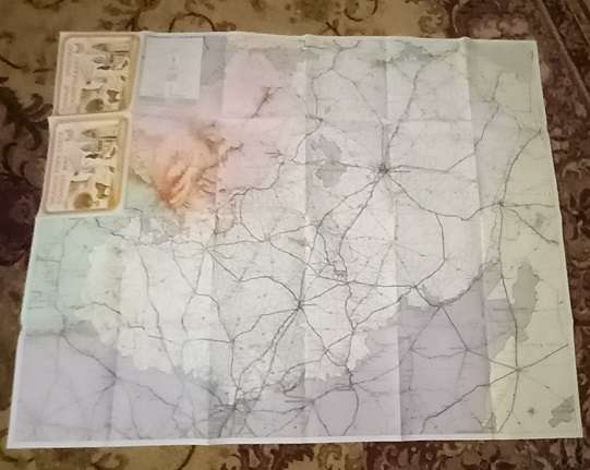 OVS Toeristekaart OFS Tourist map Fold open type