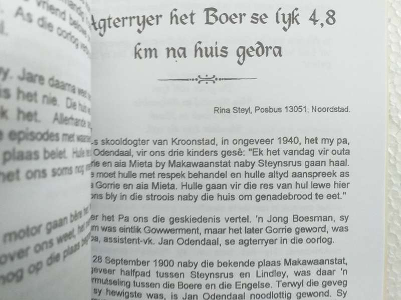 Ons lesers vertel Dele 1 en 2 (Anglo Boereoorlog)