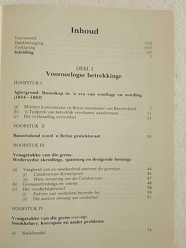 Oranje-Vrystaat en Basoetoland (CC Eloff) Inskrywing deur outeur