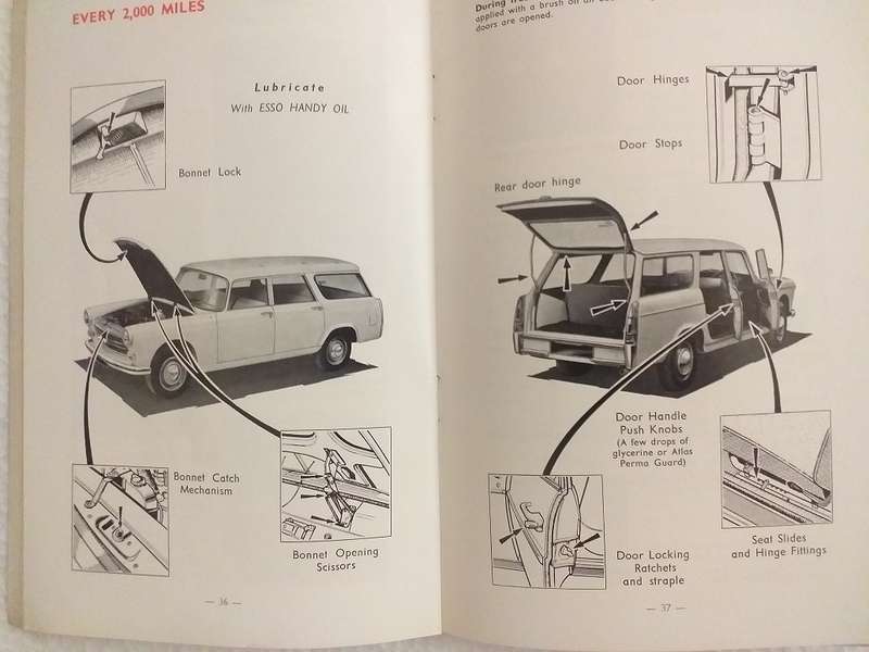 Peugeot 404 L Family saloon and 404 US Station wagon Instruction book