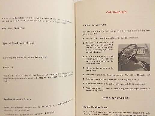 Peugeot 404 Sedan Instruksiehandleiding / Instruction manual