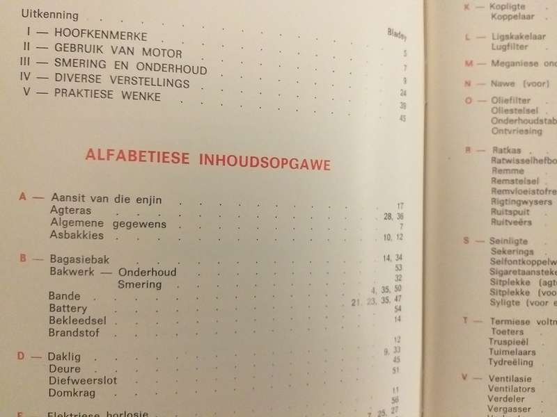 Peugeot 404 Sedan Instruksiehandleiding / Instruction manual