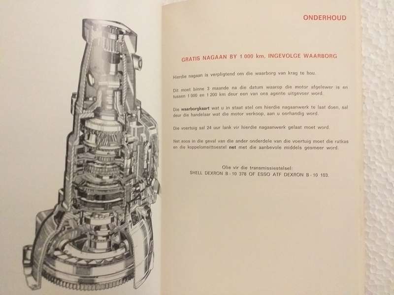 Peugeot 404 Sedan Instruksiehandleiding / Instruction manual