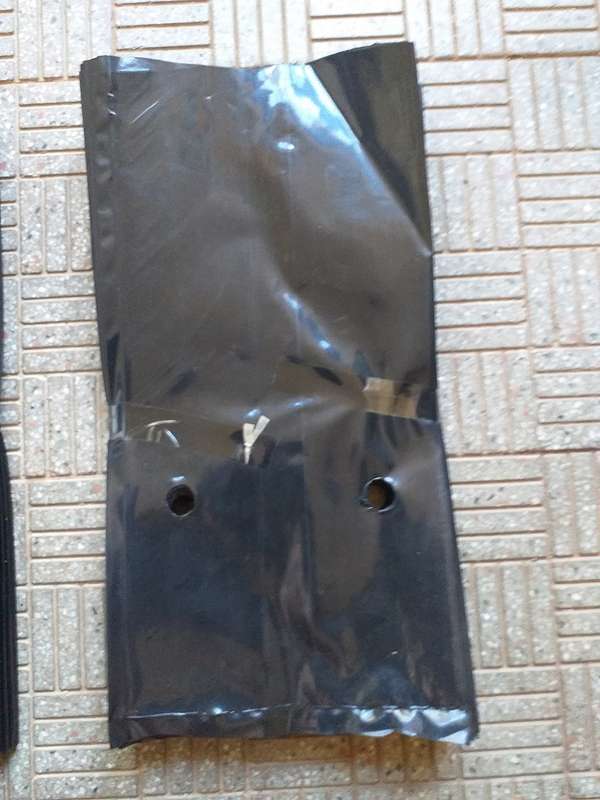 *** NEW *** 4 x 25  100 bags 8 Litre Black plant bags (100 bags in total)