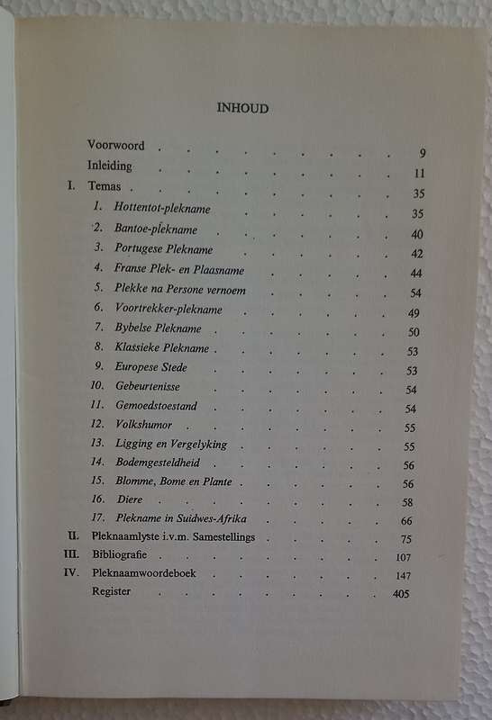 Suid-Afrikaanse Pleknaamwoordeboek Deel 1 (PJ Nienaber)