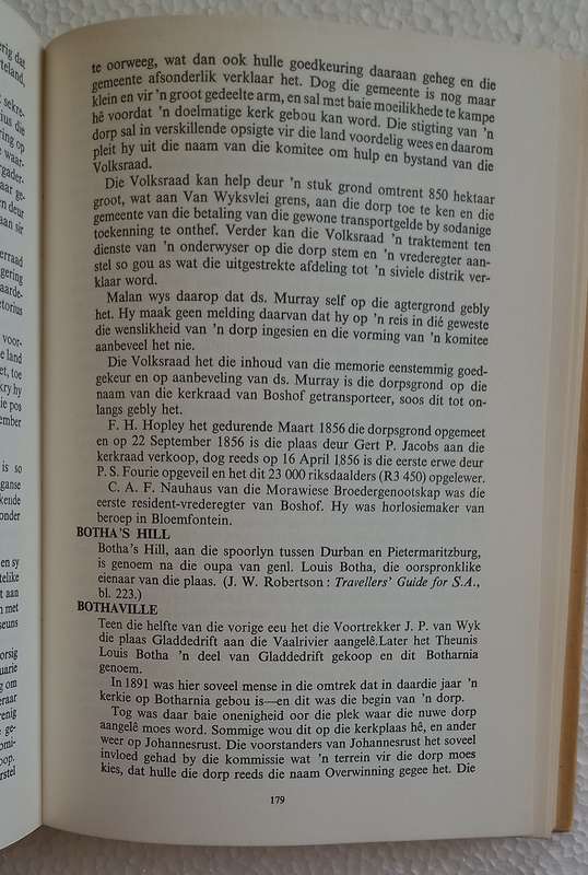 Suid-Afrikaanse Pleknaamwoordeboek Deel 1 (PJ Nienaber)