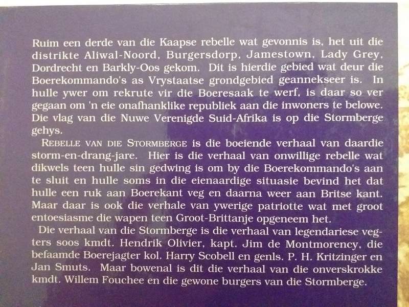 Rebelle van die Stormberge (AV Oosthuizen)