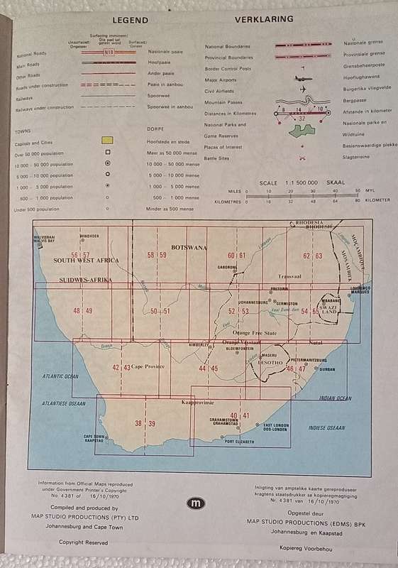 Road atlas of Southern Africa / Padatlas van Suidelike Afrika