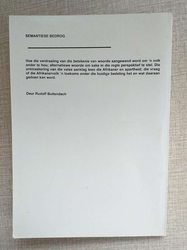 Semantiese bedrog (Rudolf Buitendach)